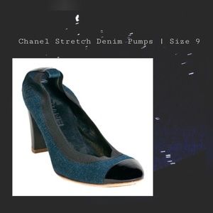 Chanel Stretch Spirit Denim Pumps